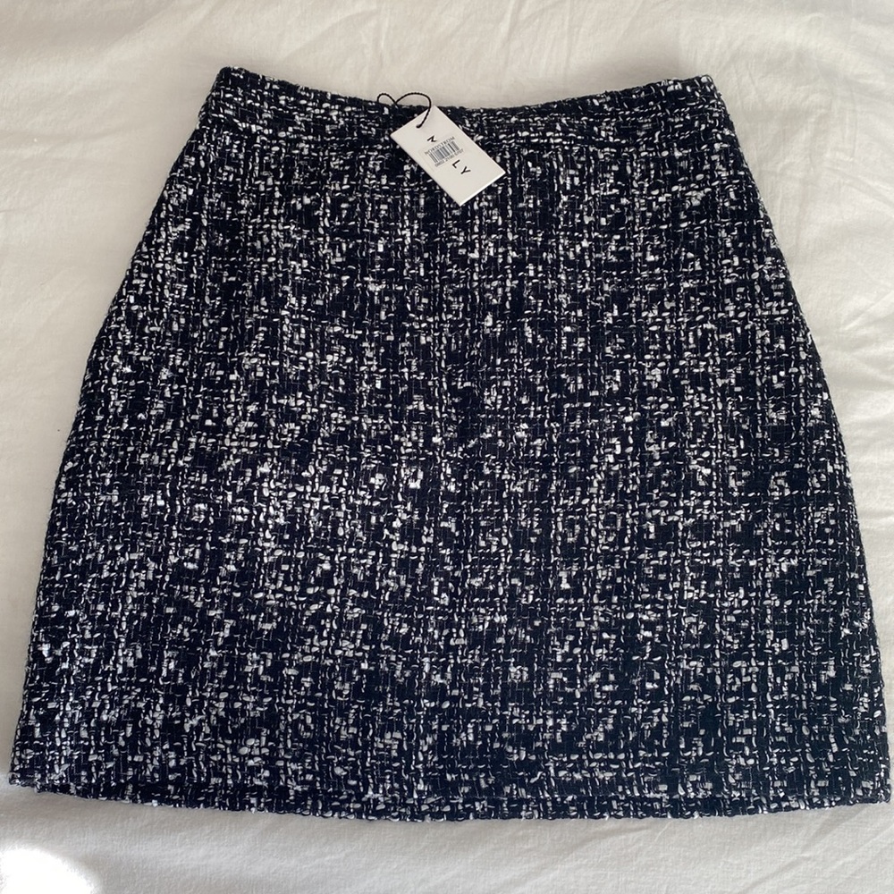 Brand new with tags Milly tweed pencil mini skirt, size 0.